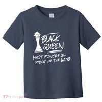 Black Queen Chess Piece Blm Graphic Toddler T-Shirt thumb 0