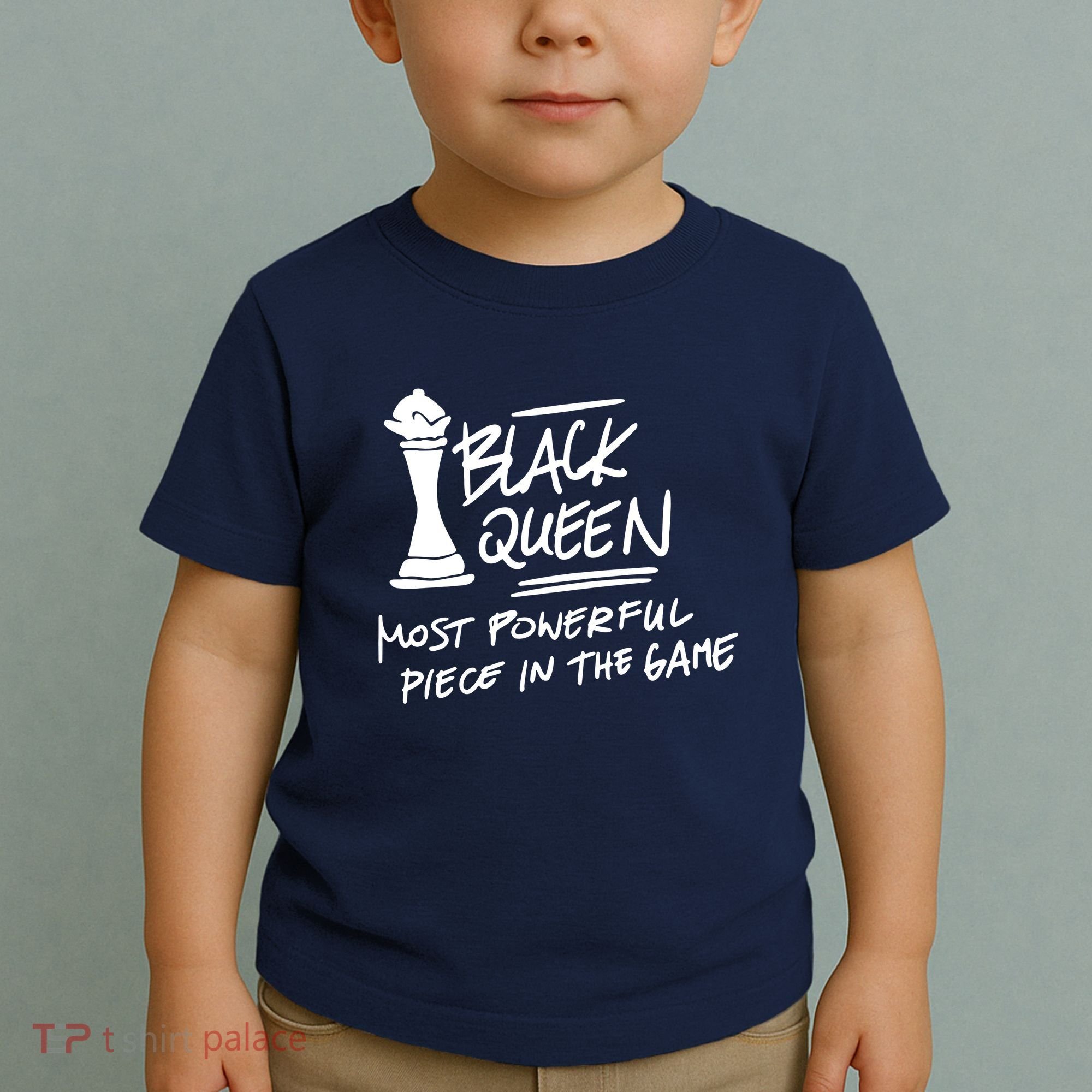 Black Queen Chess Piece Blm Graphic Toddler T-Shirt