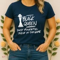 Black Queen Chess Piece Blm Graphic Women's T-Shirt thumb 2