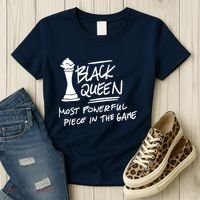 Black Queen Chess Piece Blm Graphic Women's T-Shirt thumb 3