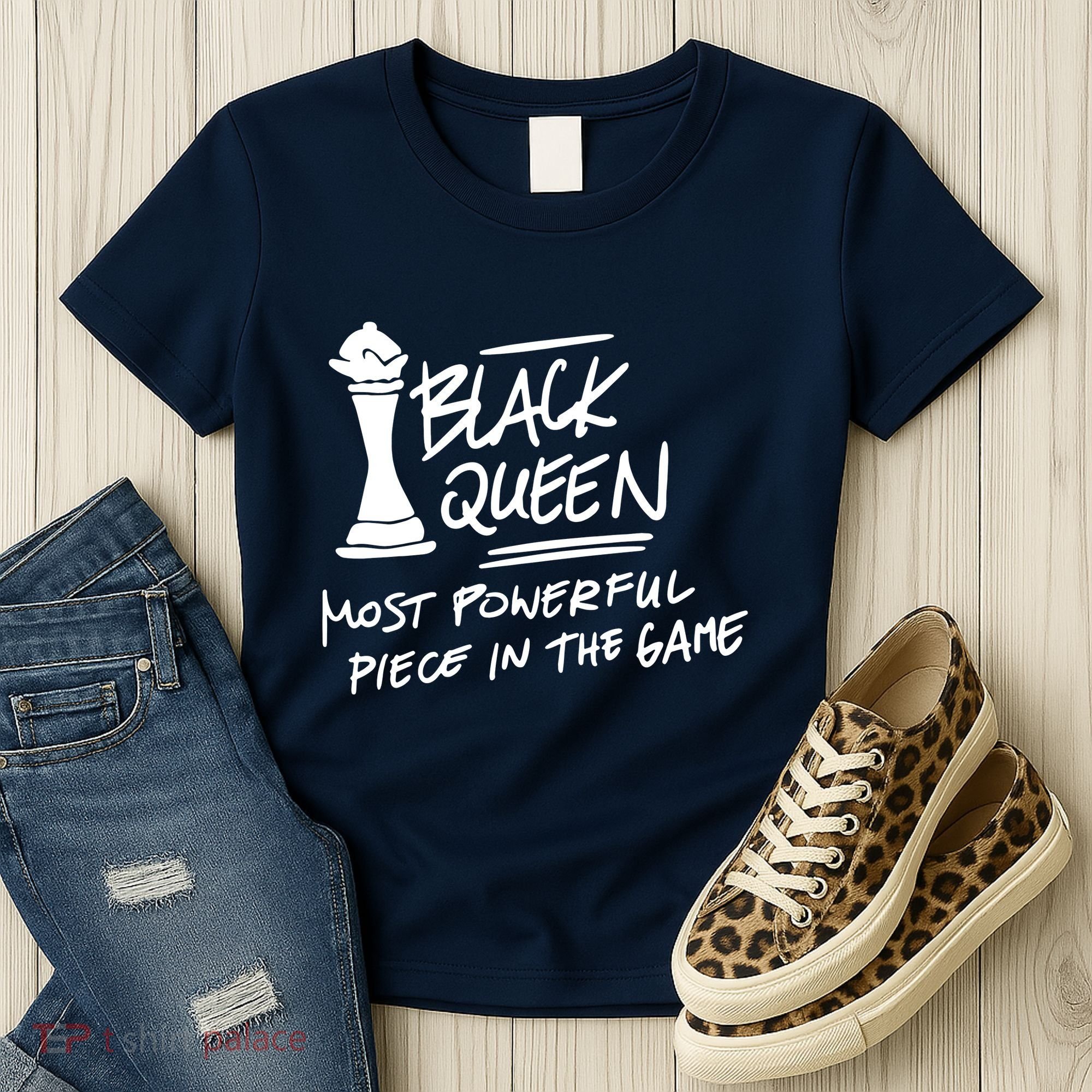 Black Queen Chess Piece Blm Graphic Women's T-Shirt