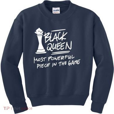 Black Queen Chess Piece Blm Graphic Kids Sweatshirt