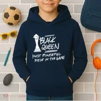 Black Queen Chess Piece Blm Graphic Kids Hoodie thumb 2