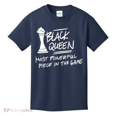 Black Queen Chess Piece Blm Graphic Kids T-Shirt