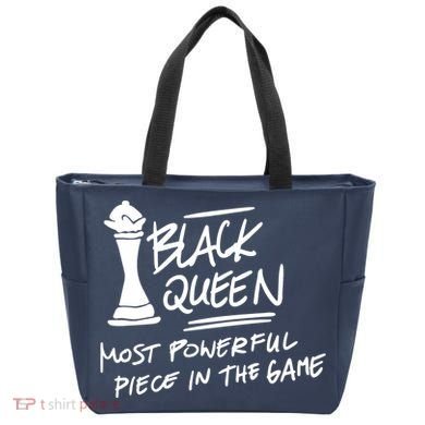 Black Queen Chess Piece Blm Graphic Tote Bag