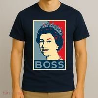 Boss Queen Elizabeth Retro Vintage T-Shirt thumb 3
