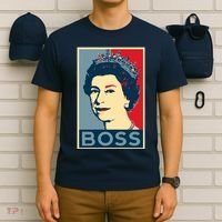 Boss Queen Elizabeth Retro Vintage T-Shirt thumb 6