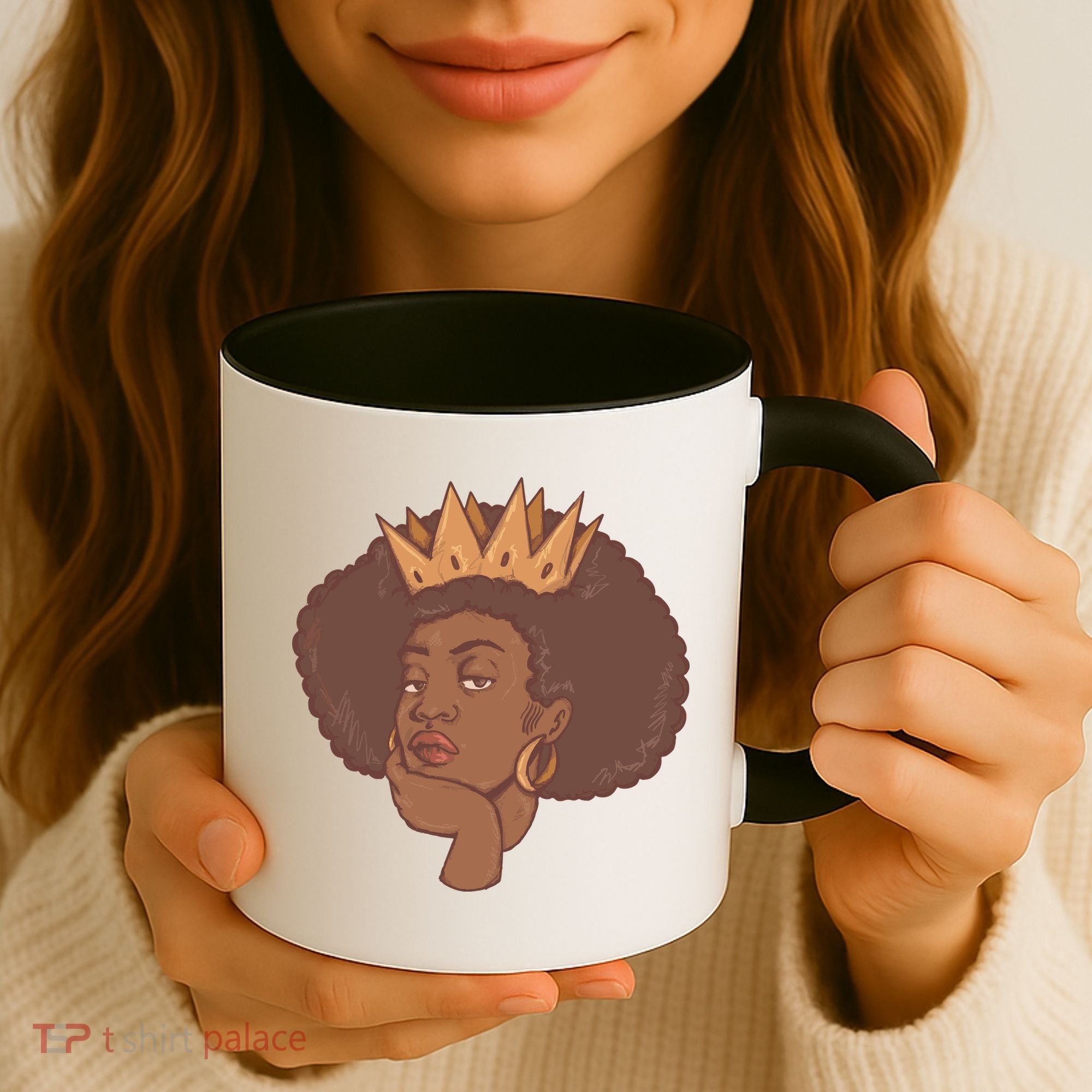 Black Queen Female Coffee Mug