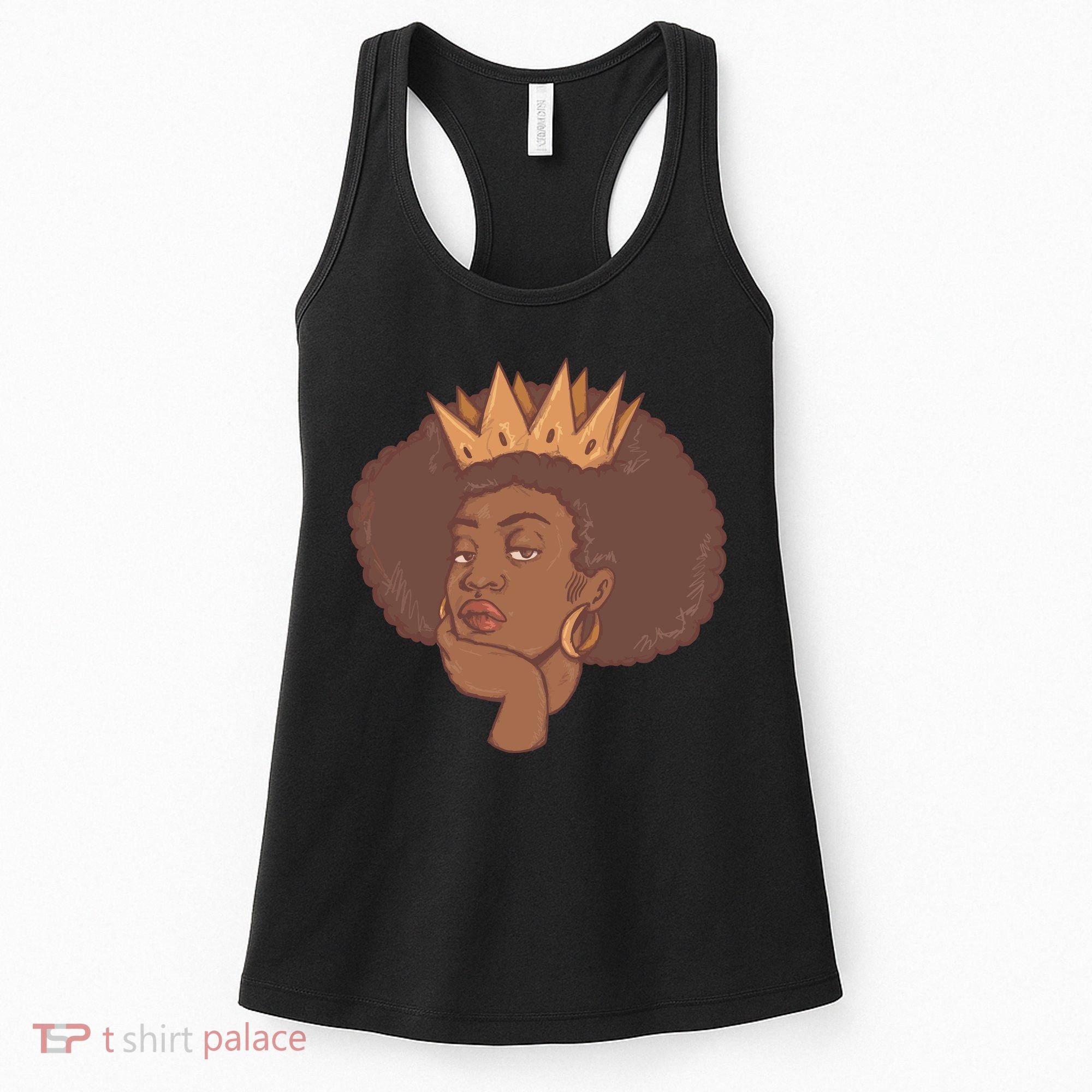 Black Queen Female Women's Tank Top