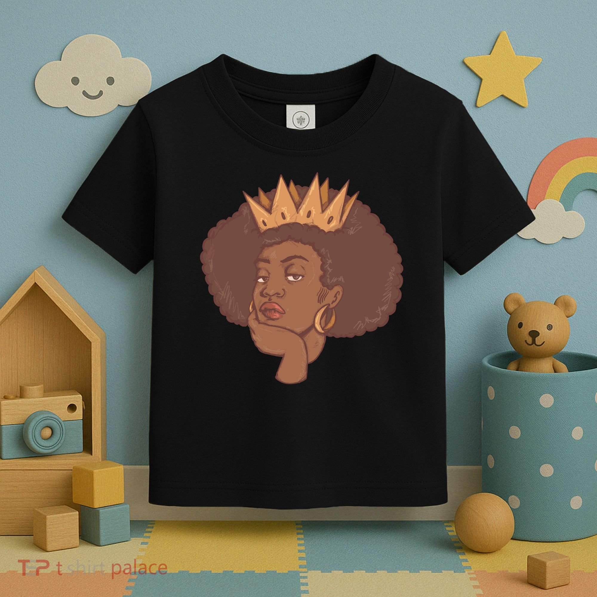 Black Queen Female Toddler T-Shirt