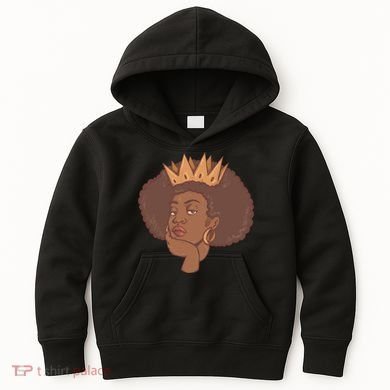 Black Queen Female Kids Hoodie