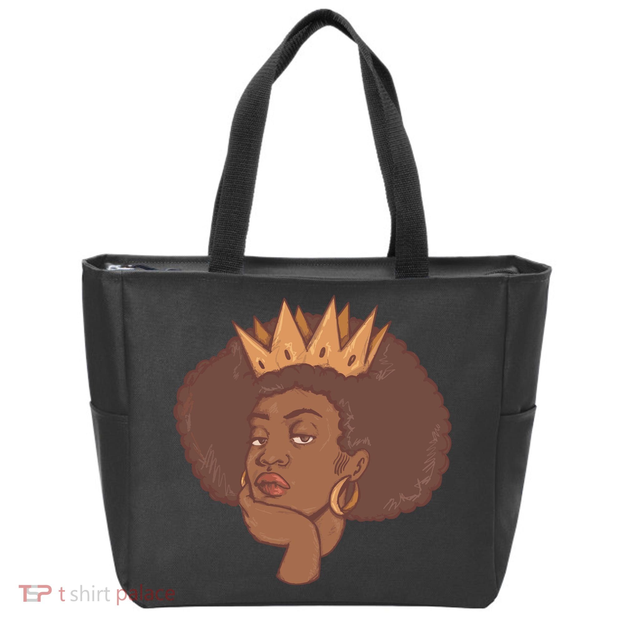 Black Queen Female Tote Bag