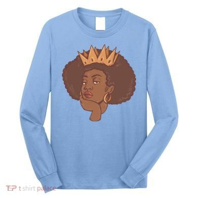 Black Queen Female Long Sleeve Shirt