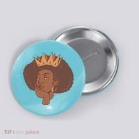 Black Queen Female Button thumb 0