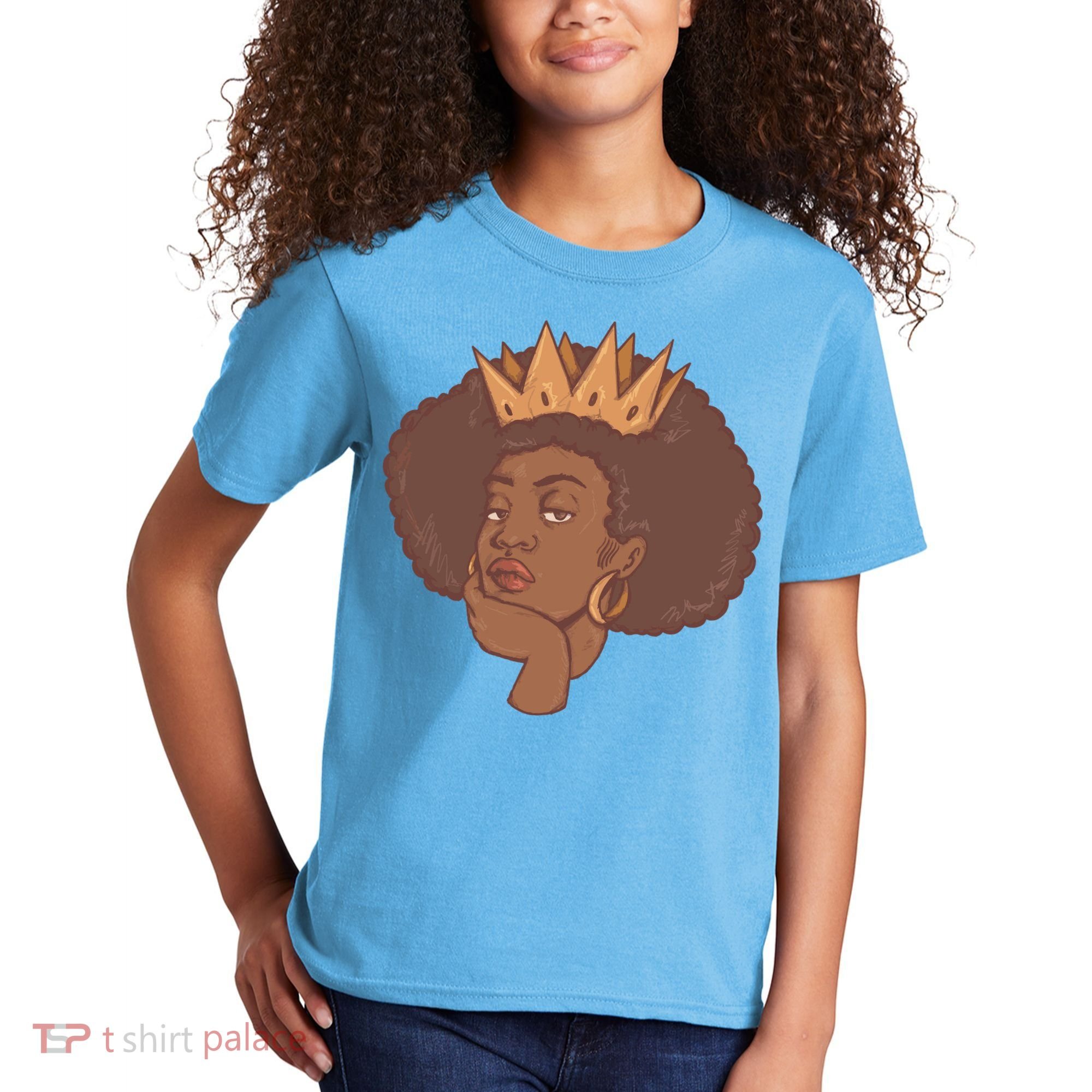 Black Queen Female Kids T-Shirt
