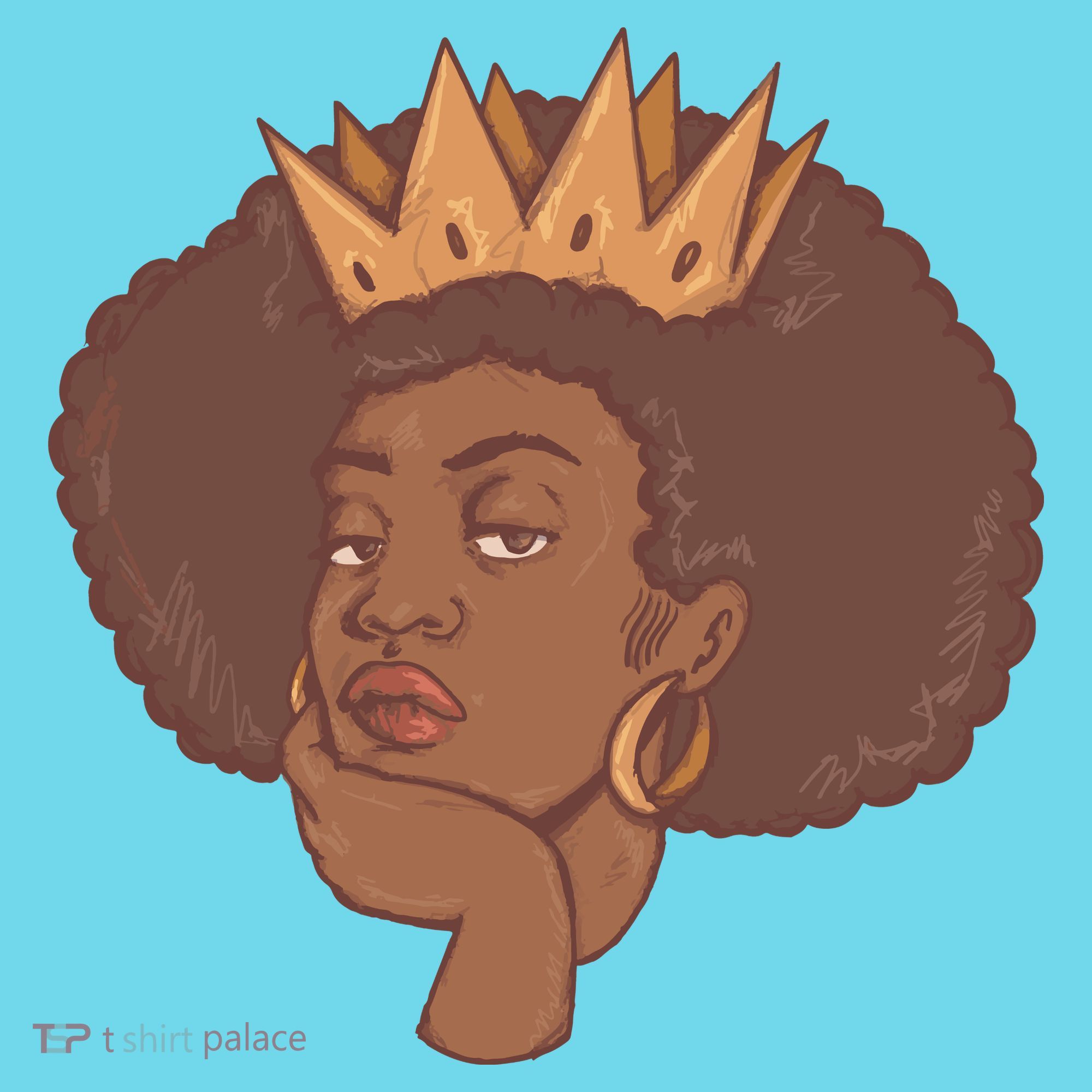 Black Queen Female Kids T-Shirt