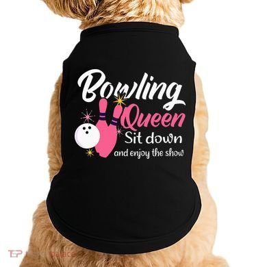 Bowling Queen, Funny Bowling Doggie Tank