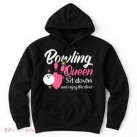 Bowling Queen, Funny Bowling Hoodie thumb 0