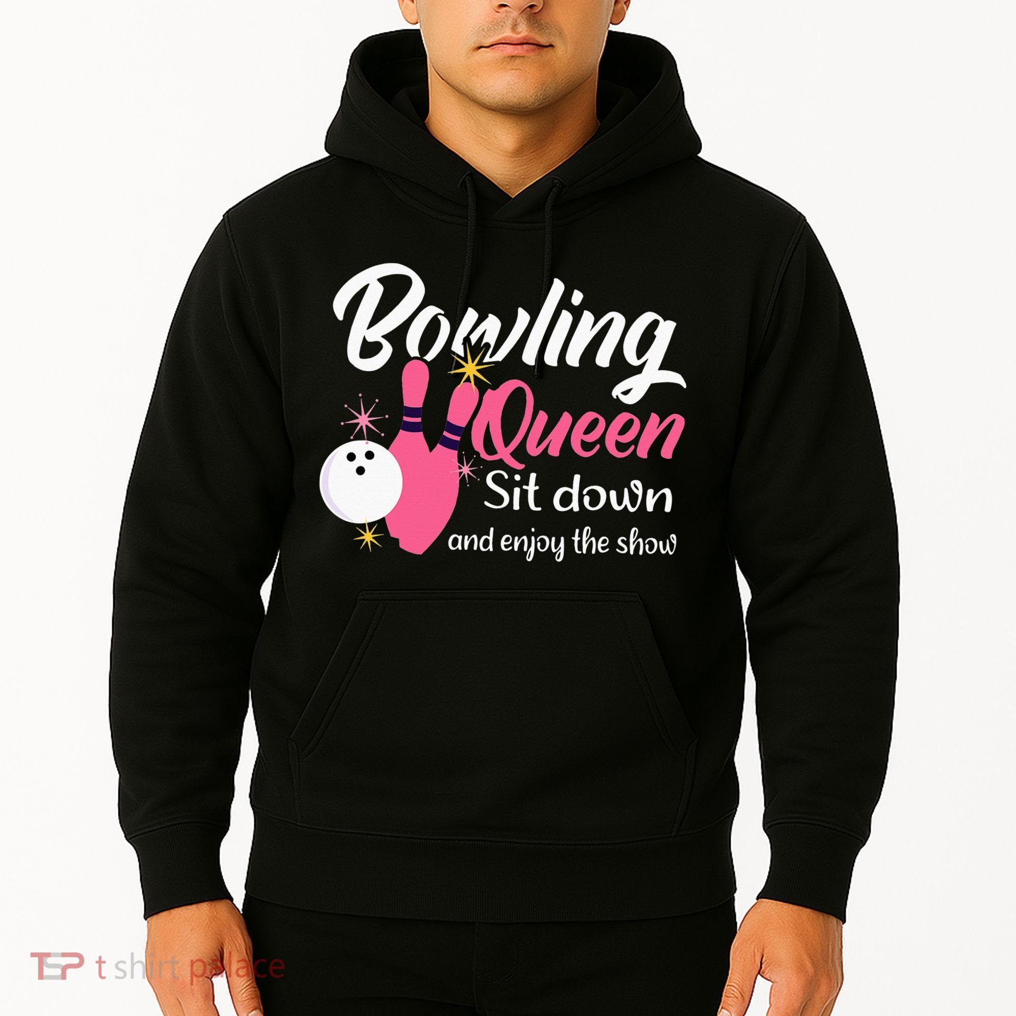 Bowling Queen, Funny Bowling Hoodie