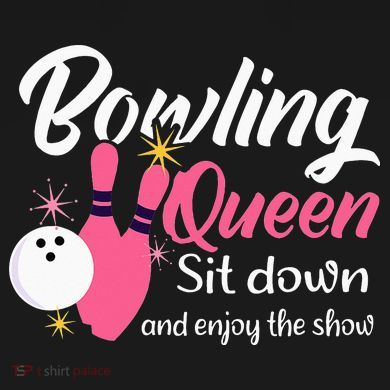 Bowling Queen, Funny Bowling Bucket Hat