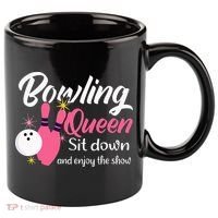 Bowling Queen, Funny Bowling 11oz C Handle Ceramic Mug thumb 0