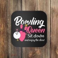 Bowling Queen, Funny Bowling Coaster thumb 0