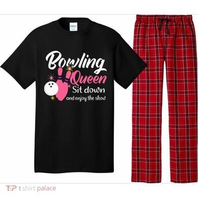 Bowling Queen, Funny Bowling Pajama Set