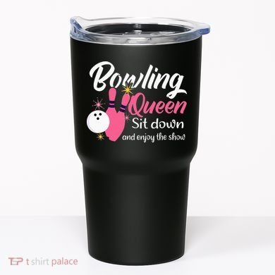 Bowling Queen, Funny Bowling Tumbler