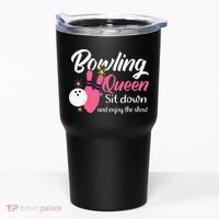 Bowling Queen, Funny Bowling Tumbler thumb 0
