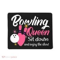 Bowling Queen, Funny Bowling Mousepad thumb 0