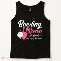 Bowling Queen, Funny Bowling Tank Top thumb 2