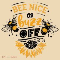 Beekeeper Quote Honey Bee Quote Bee Nice Or Buzz Off Tote Bag thumb 4