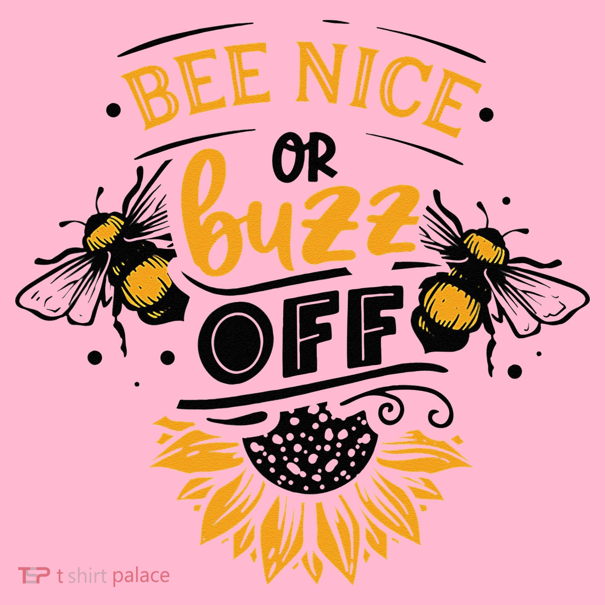 Beekeeper Quote Honey Bee Quote Bee Nice Or Buzz Off Coaster