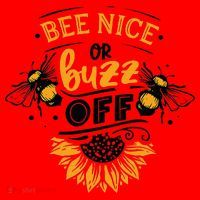 Beekeeper Quote Honey Bee Quote Bee Nice Or Buzz Off Santa Hat thumb 1