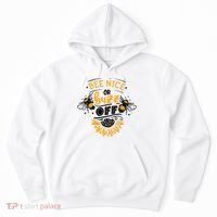 Beekeeper Quote Honey Bee Quote Bee Nice Or Buzz Off Hoodie thumb 0