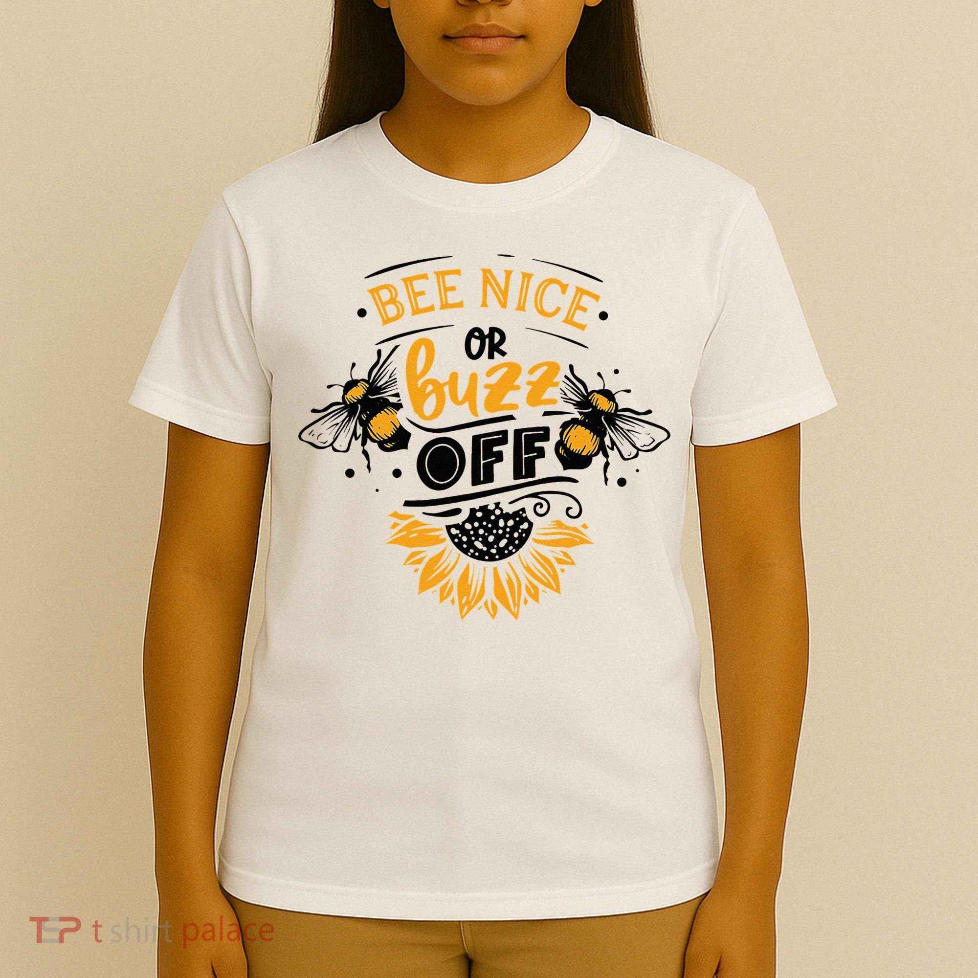 Beekeeper Quote Honey Bee Quote Bee Nice Or Buzz Off T-Shirt