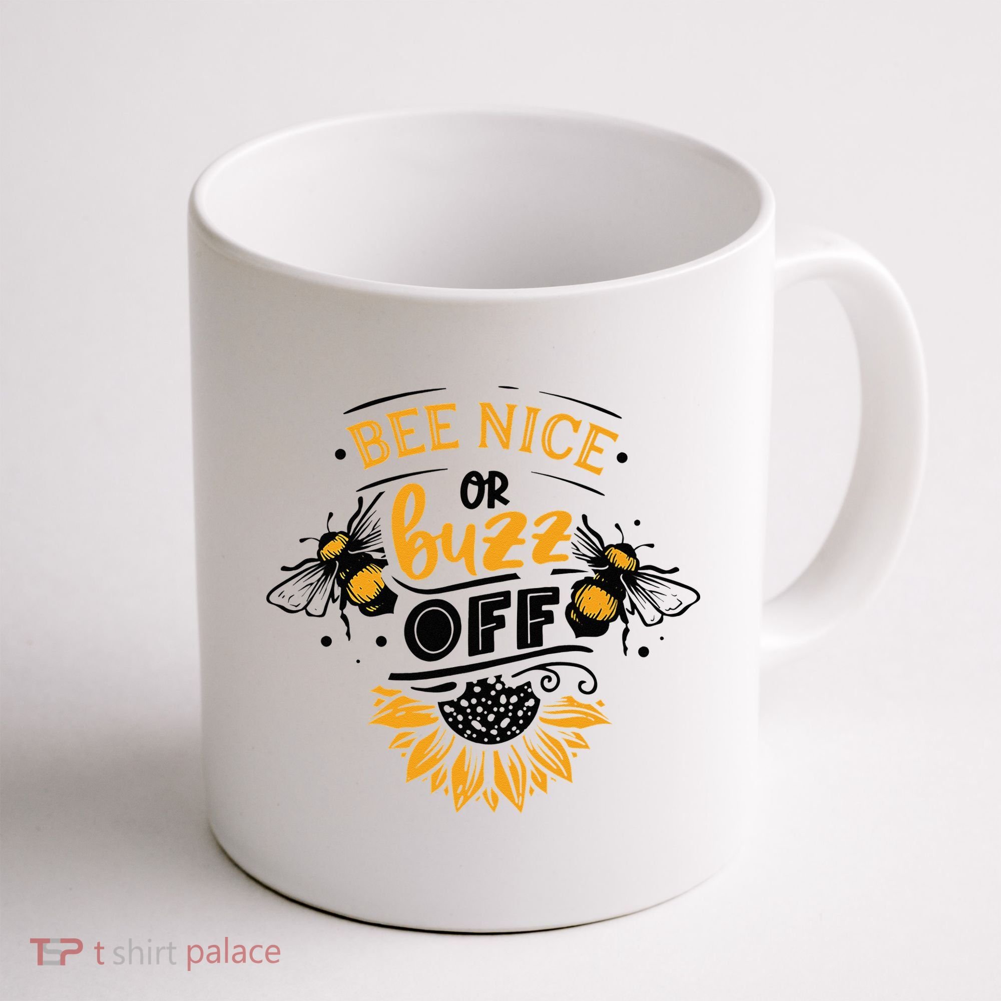Beekeeper Quote Honey Bee Quote Bee Nice Or Buzz Off Coffee Mug