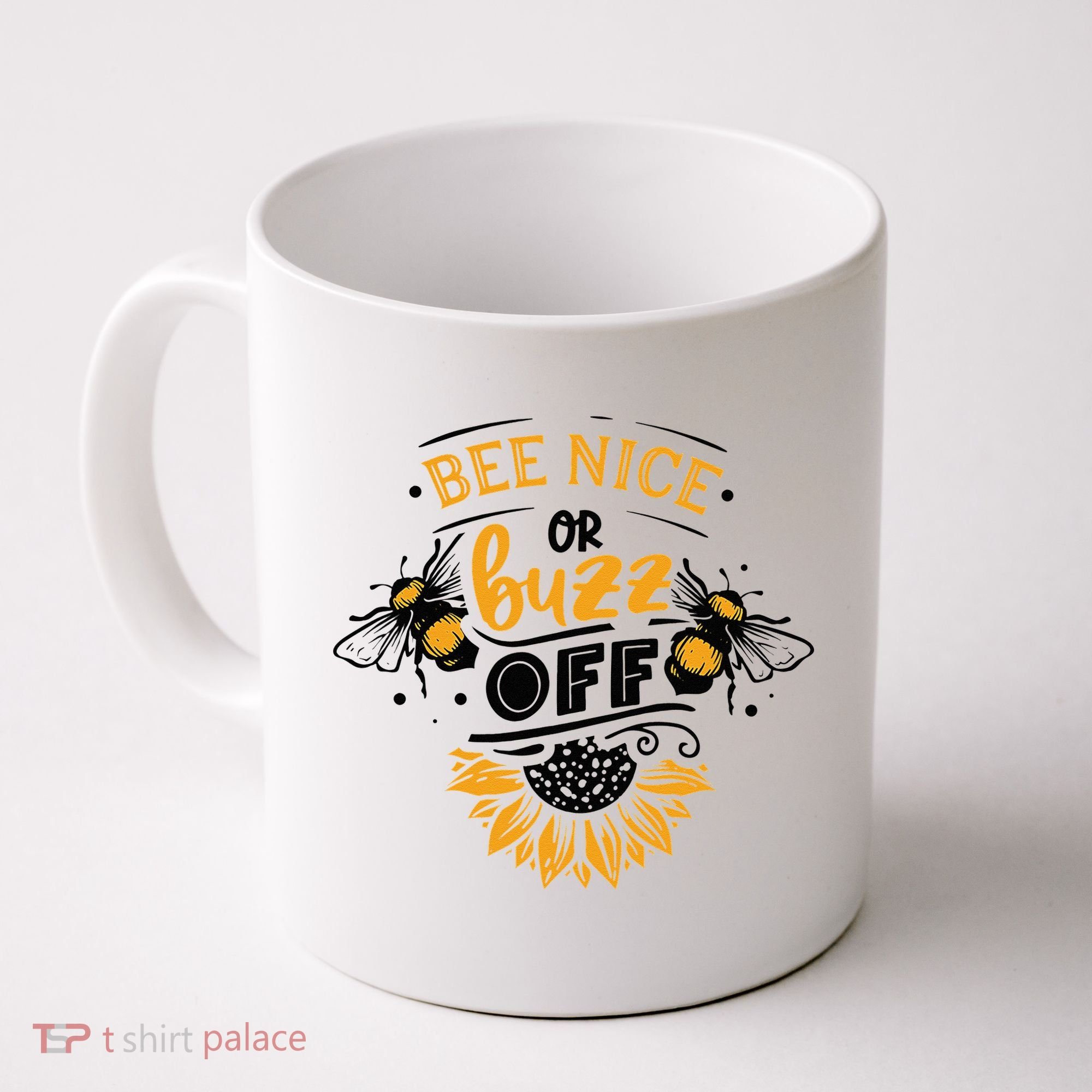 Beekeeper Quote Honey Bee Quote Bee Nice Or Buzz Off Coffee Mug