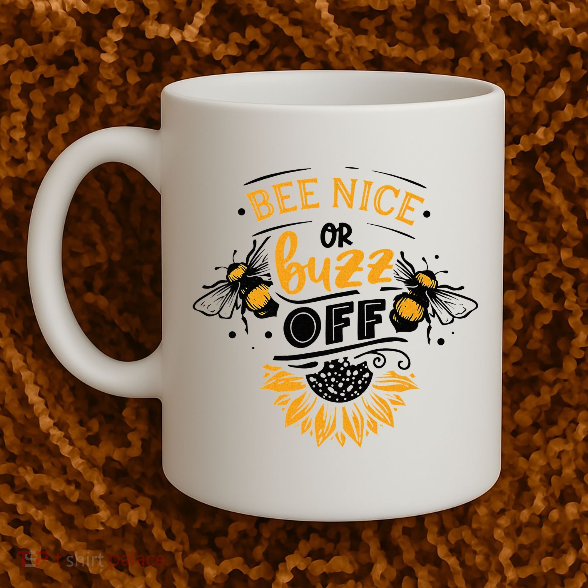 Beekeeper Quote Honey Bee Quote Bee Nice Or Buzz Off Coffee Mug