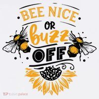 Beekeeper Quote Honey Bee Quote Bee Nice Or Buzz Off Mousepad thumb 1