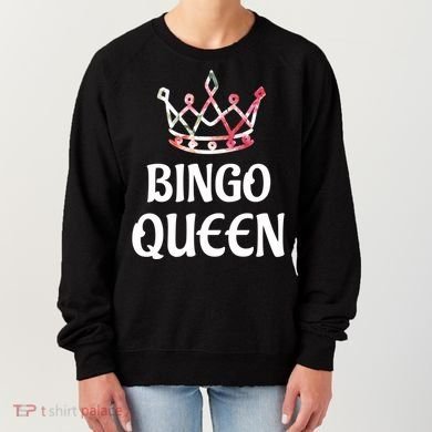 BINGO Queen Long Sleeved Women's Sweatshirt