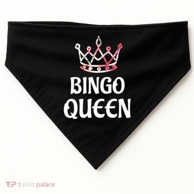 BINGO Queen Long Sleeved USA-Made Doggie Bandana