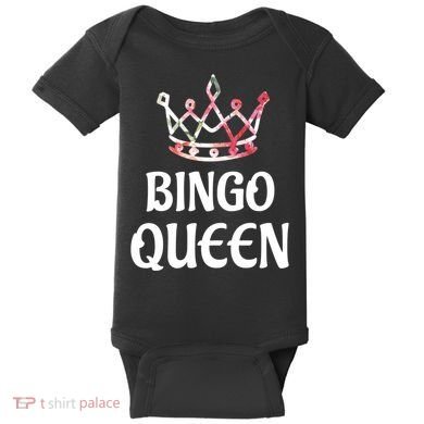 BINGO Queen Long Sleeved Baby Bodysuit