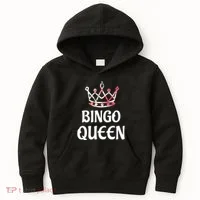 BINGO Queen Long Sleeved Kids Hoodie thumb 0