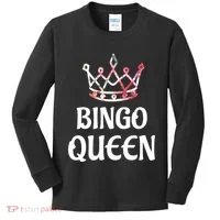 BINGO Queen Long Sleeved Kids Long Sleeve Shirt thumb 0