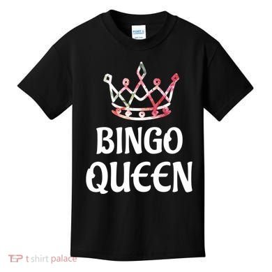BINGO Queen Long Sleeved Kids T-Shirt