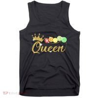 Bingo Queen Lucky Bingo Grandma Gambling Mothers Day Tank Top thumb 0