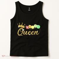 Bingo Queen Lucky Bingo Grandma Gambling Mothers Day Tank Top thumb 2