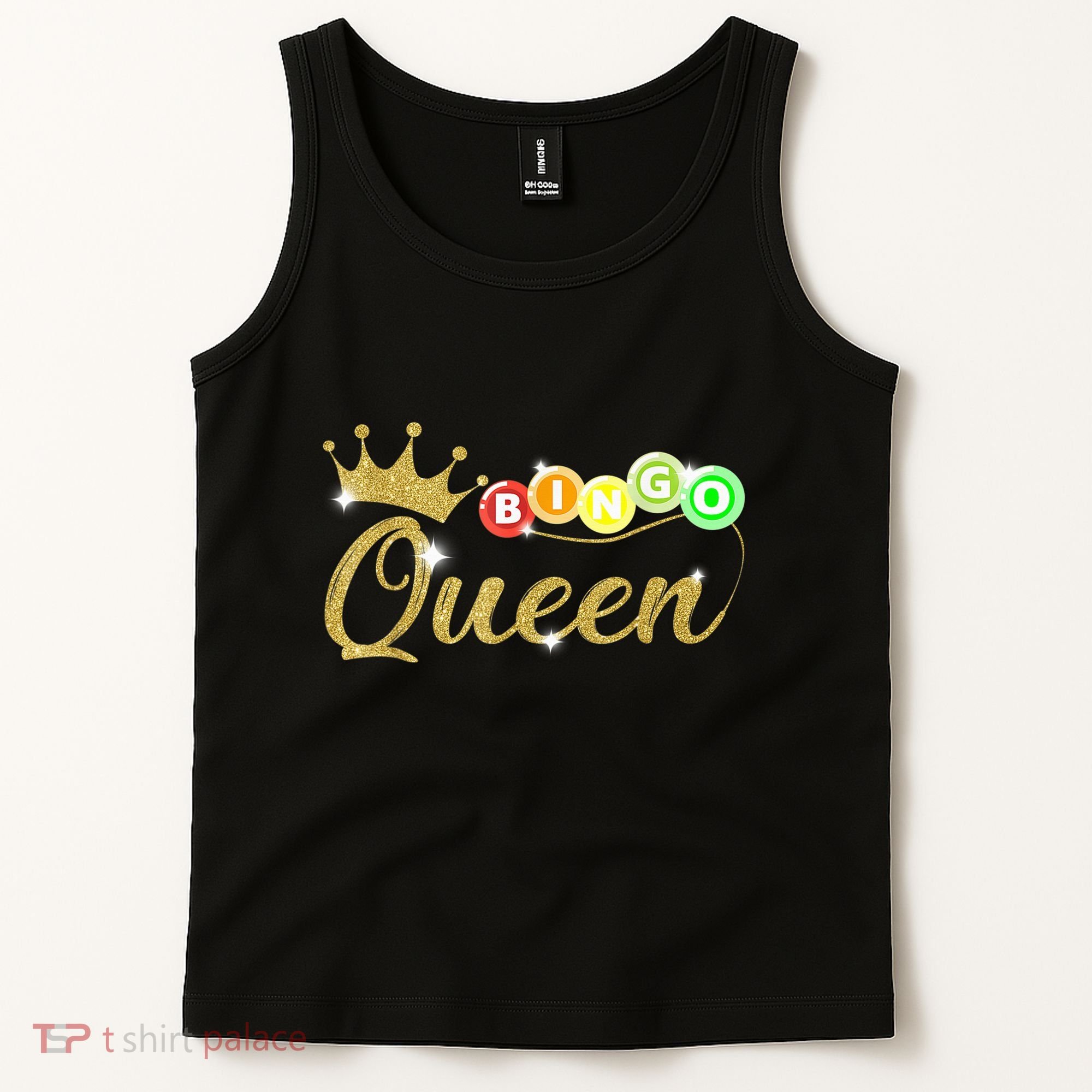 Bingo Queen Lucky Bingo Grandma Gambling Mothers Day Tank Top