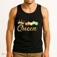 Bingo Queen Lucky Bingo Grandma Gambling Mothers Day Tank Top thumb 3